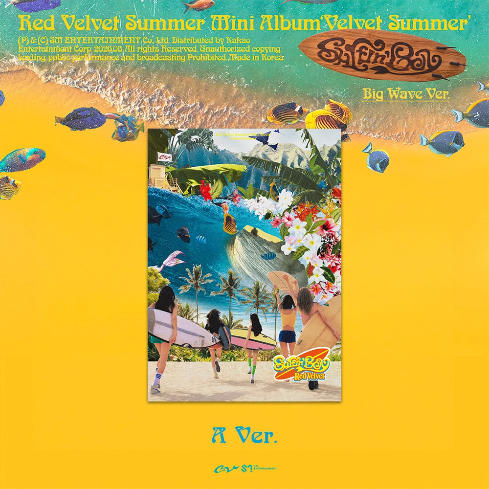 [PRE-ORDER] Red Velvet - Velvet Summer - Big Wave Ver. [Summer Mini Album]