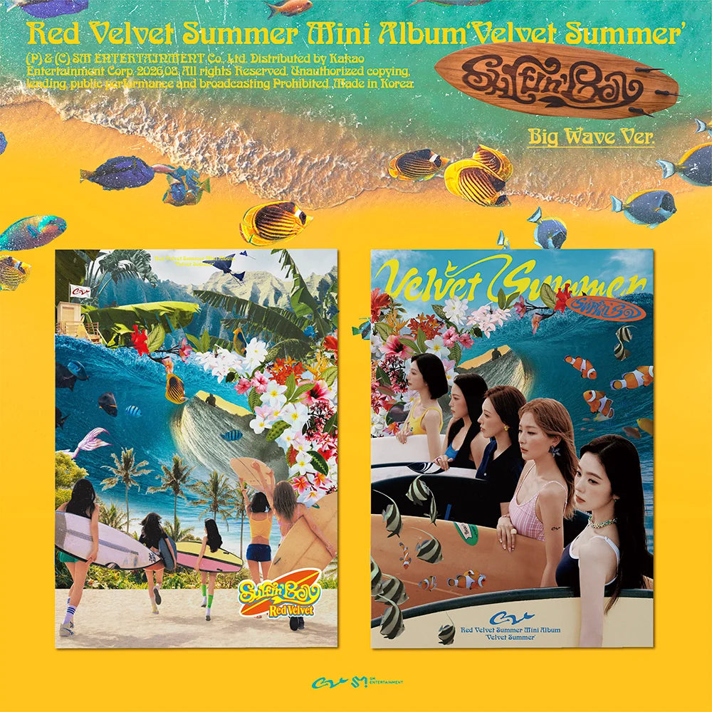 [PRE-ORDER] Red Velvet - Velvet Summer - Big Wave Ver. [Summer Mini Album]